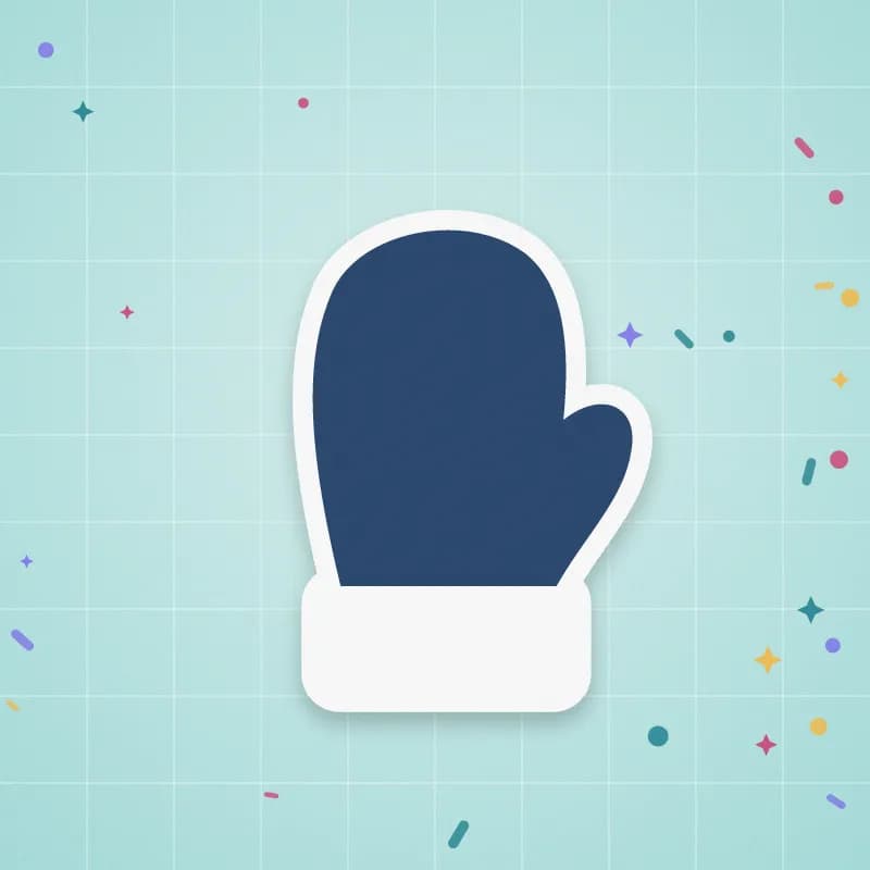 Mitten cut file preview