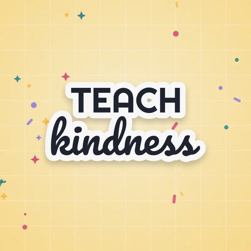 Teach Kindness cut file preview