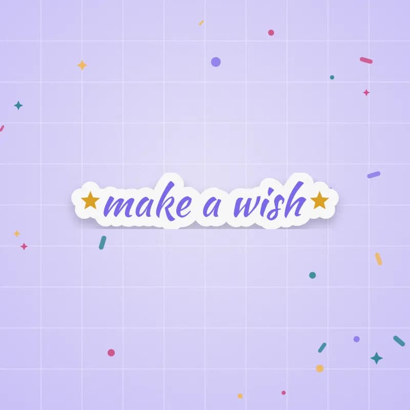 Make a Wish cut file preview