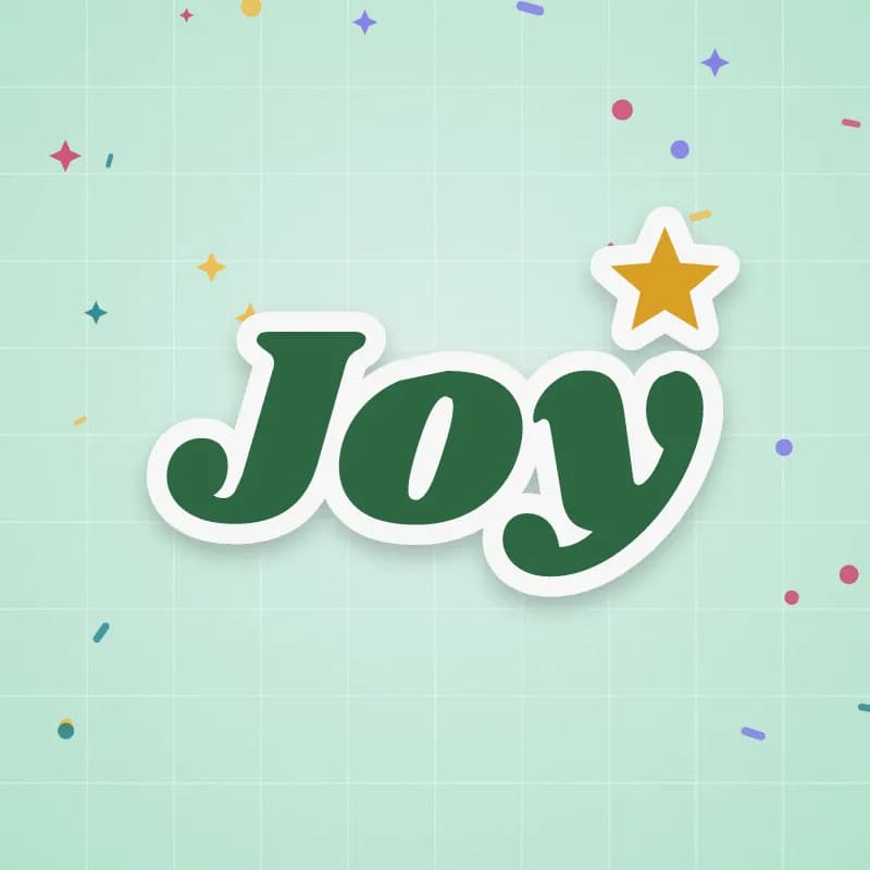 Joy with star preview