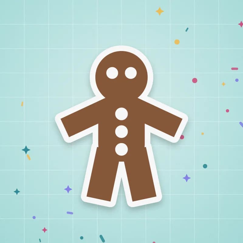 Gingerbread friend preview