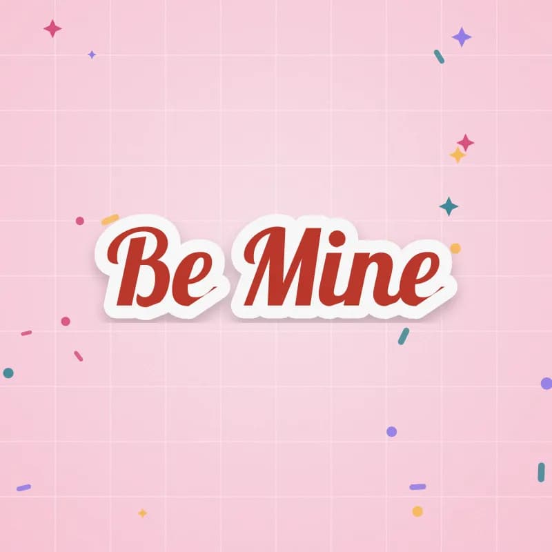 Be Mine cut file preview