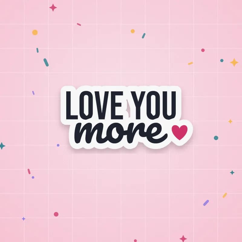 Love You More cut file preview